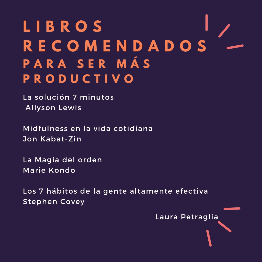 Libros recomendados para ser más productivo